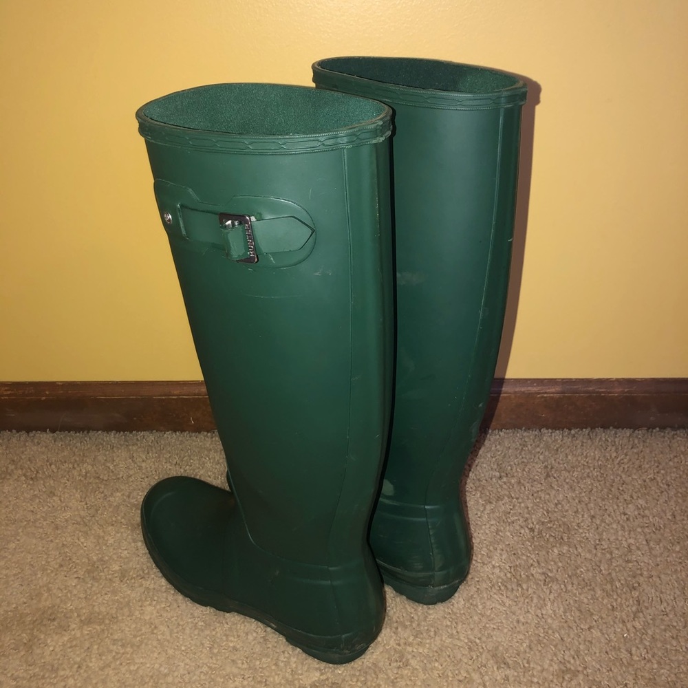 Size 8 Tall Hunter Boots - Matte Hunter Green - Picture 5 of 8